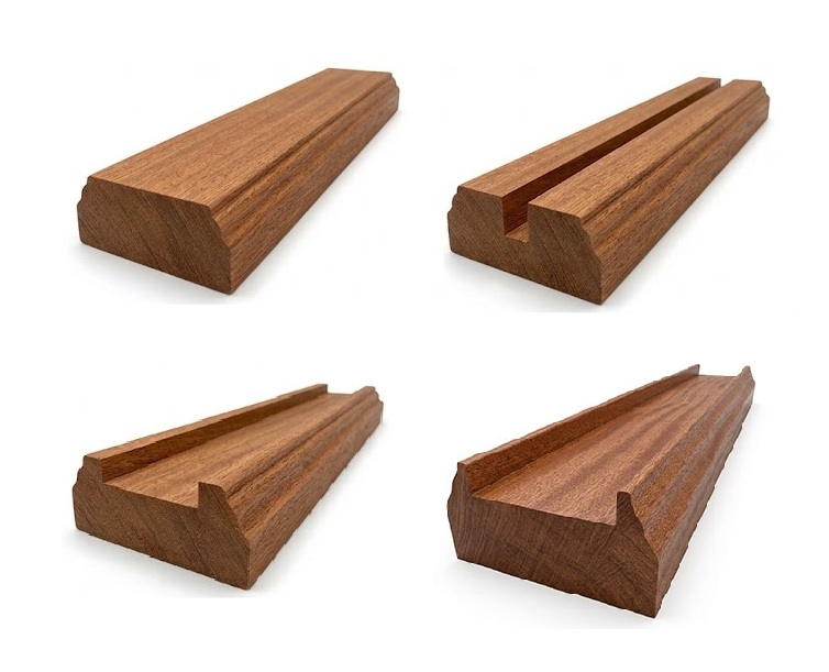 Dark Hardwood Baserails